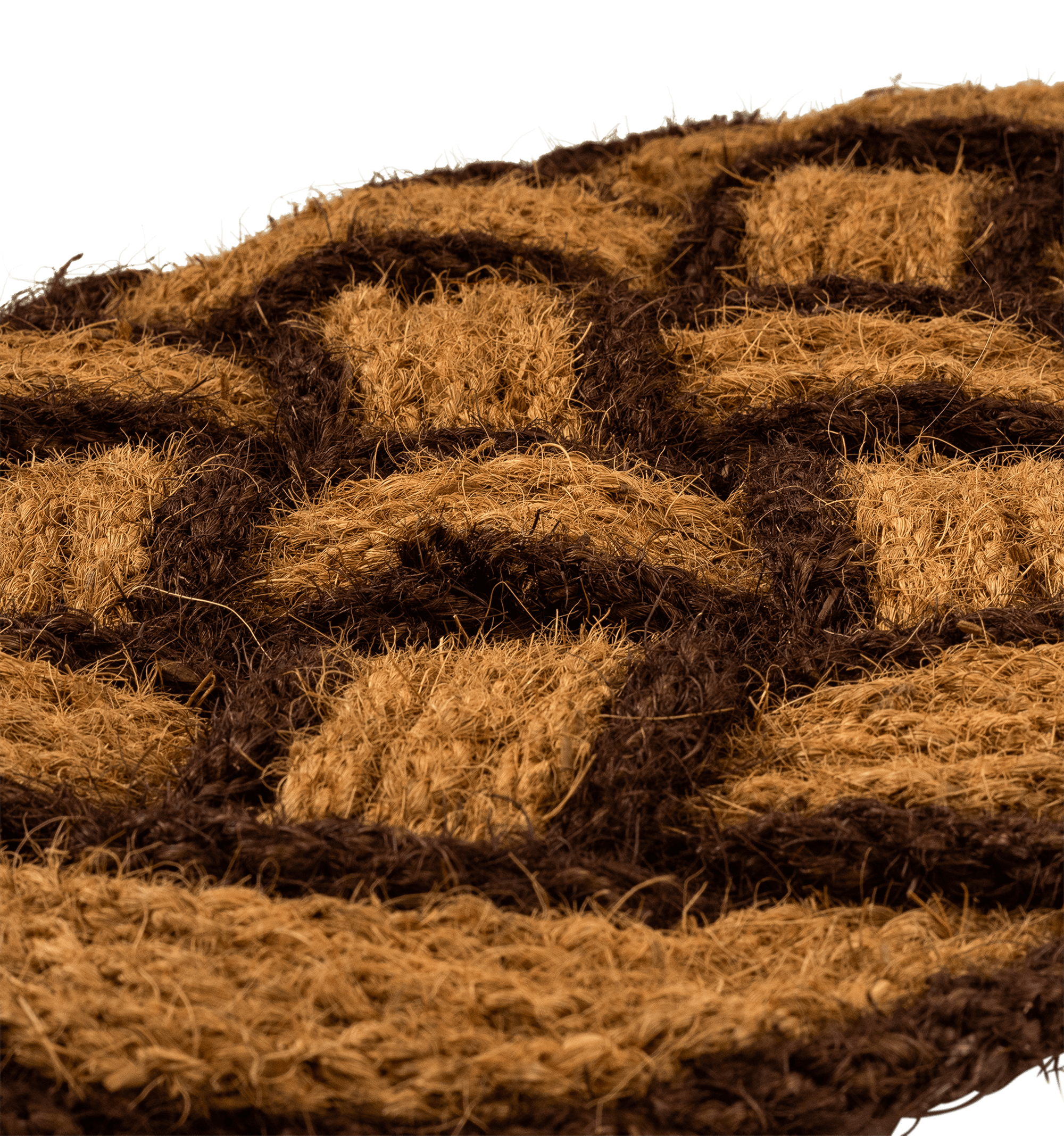 Fußmatte Kokos-Tauwerk oval 40x60 braun
