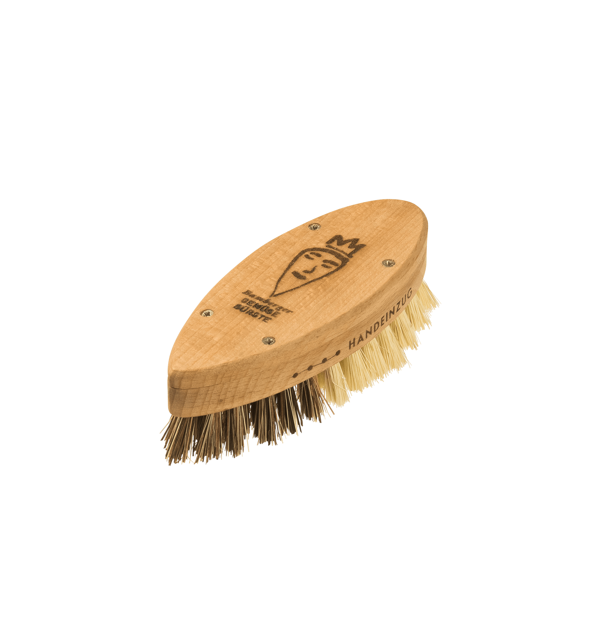 Gemüsebürste, handeingezogen Gemüsebürste, handeingezogen