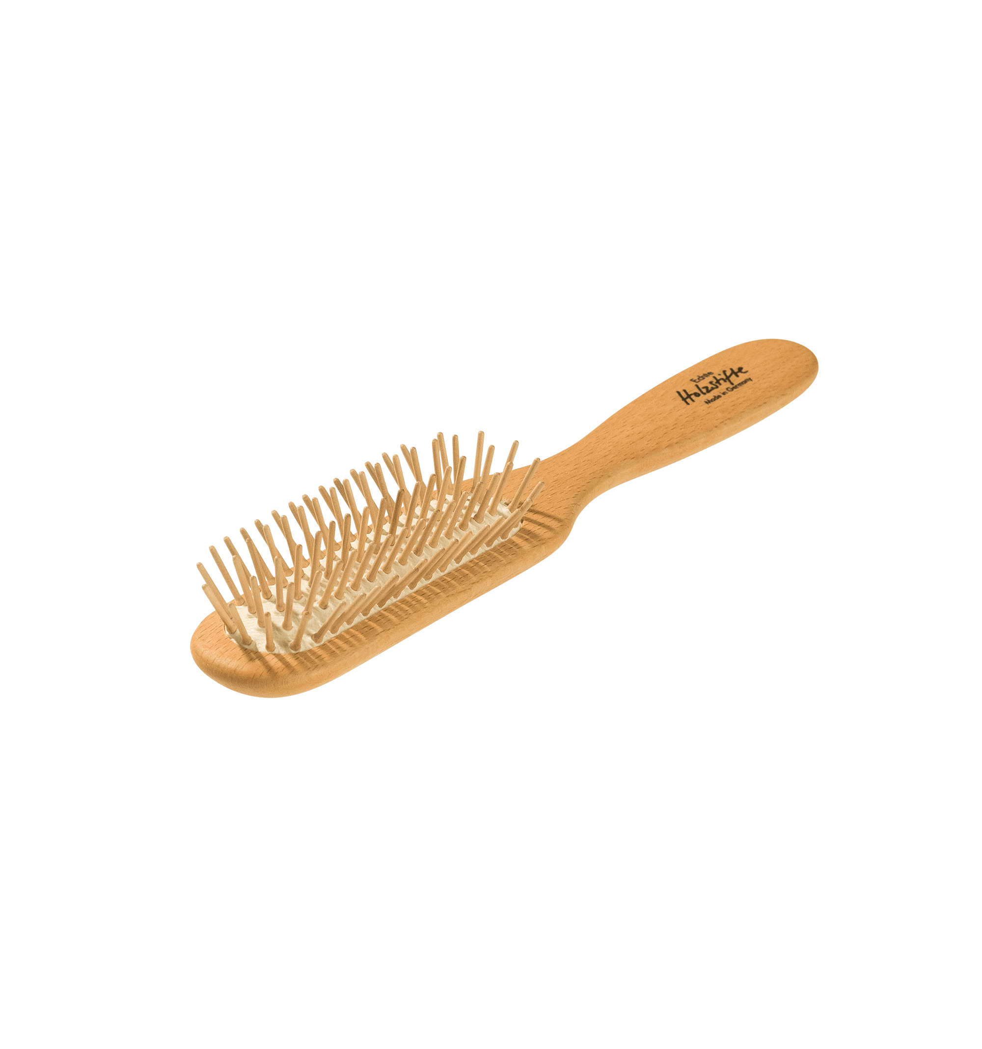 Haarbürste mit Holzstiften, schmale Form
